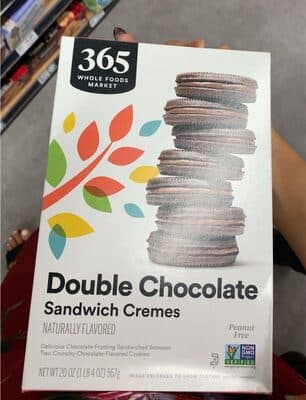 Double Chocolate Flavored Sandwich Cremes