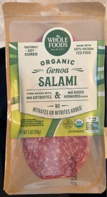 Organic Genoa Salami