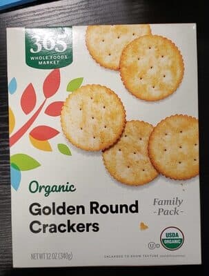 Golden Round Crackers