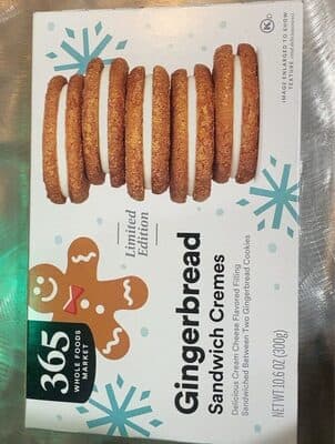 Gingerbread Sandwich Cremes