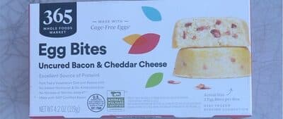Egg Bites Uncured Bacon and Cheddar Cheese
