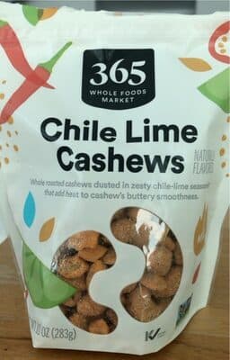 Chile lime cashews