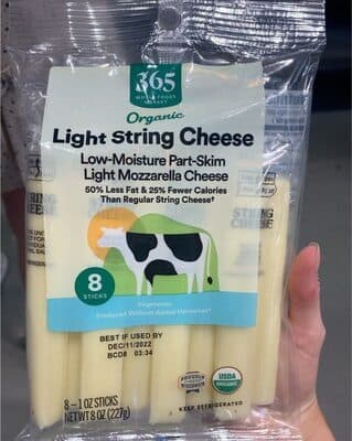 365 Organic String Cheese