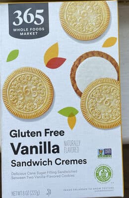 Gluten Free Vanilla Sandwich Cremes
