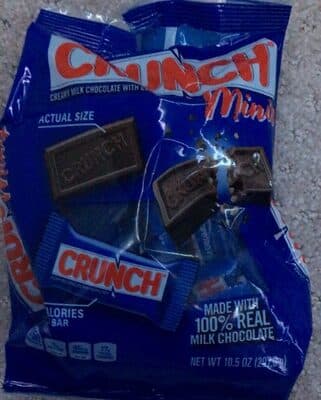 Creamy Milk Chocolate with Crisped Rice Minis Bars