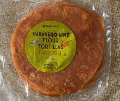 Habanero lime flour tortillas
