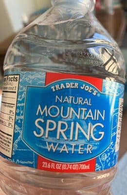 Mountain spring water
