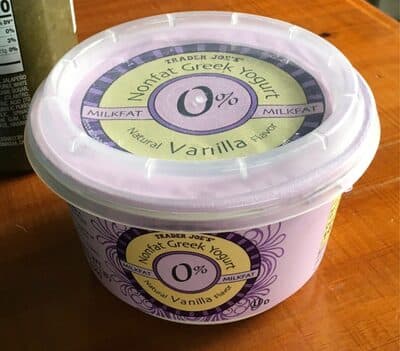 Trader Joe's Greek Yogurt, Vanilla Nonfat