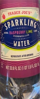 Sparkling Raspberry Lime Water
