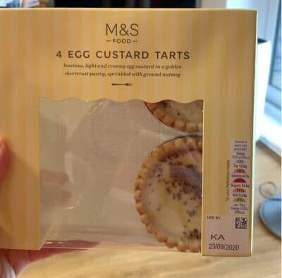 Egg custard tarts