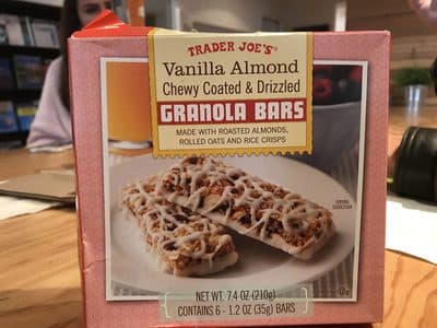 Granola Bars, Vanilla Almond