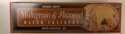 Trader Joe's, Multigrain & Flaxseed Water Crackers