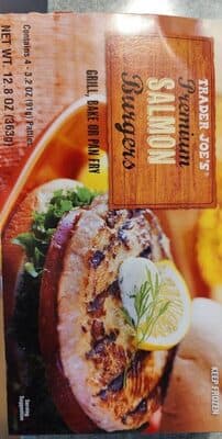 Premium Salmon Burger