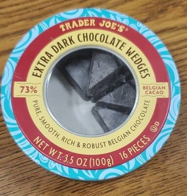 Extra Dark Chocolate Wedges