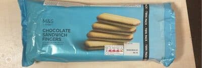 Chocolate sandwich fingers