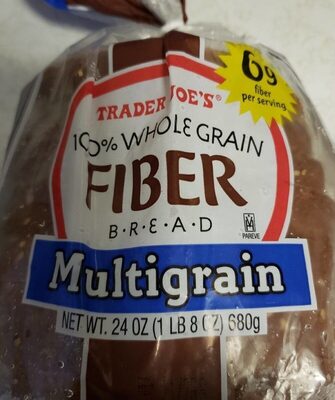 Multigrain 100% Whole Grain Fiber Bread