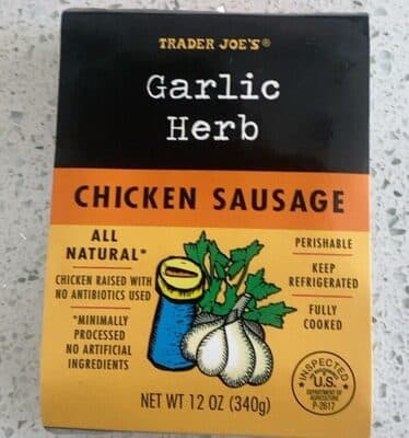 Garlic Herb Chicken Sausage