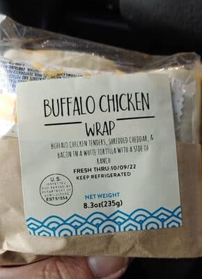 Buffalo chicken wrap