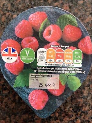 TTD Glen Ample Raspberry Yogurt