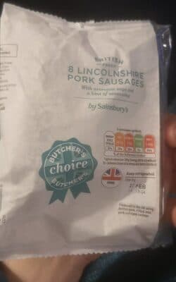 Lincolnshire Pork Sausages