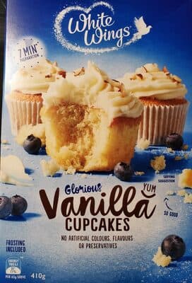 White wings glorious vanilla cupcakes
