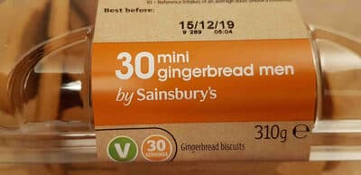 Mini gingerbread men