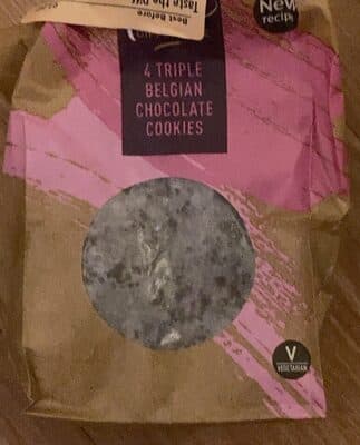 Taste the difference triple belgian chocolate cookies