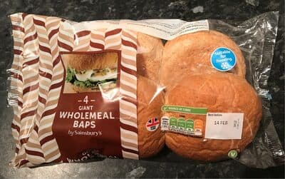 Giant Wholemeal Baps