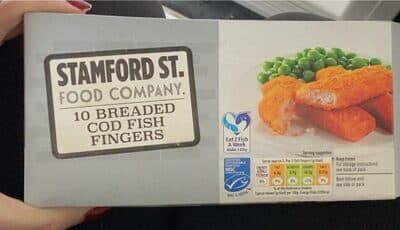 Breaded Cod Fish Fingers