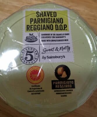 Shaved Parmigiano Reggiano D.O.P