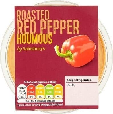 Smoky Roasted Red Pepper Houmous