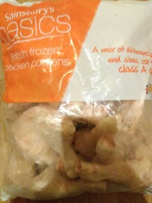 Sainsbury's basics chicken portions