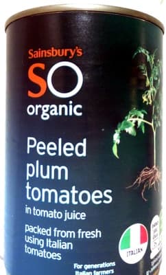 Italian Organic Plum Tomatoes
