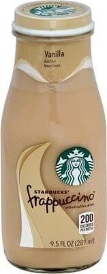 Starbucks, Chilled Coffee Drink, Vanilla Frappuccino