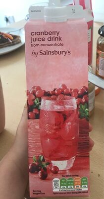 Cranberry Juice Drink from Concentrate