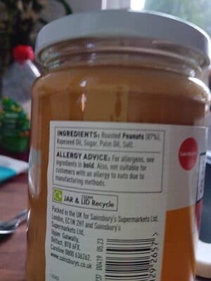 Hubbards Foodstore Crunchy Peanut Butter