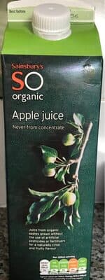 So Organic Apple Juice