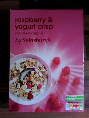 Raspberry And Yogurt Crisp