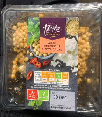 Giant Couscous & Feta Salad