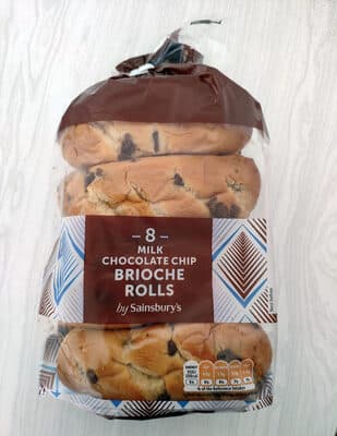 Milk Chocolate Chip Brioche Rolls