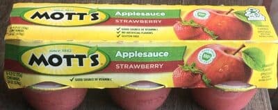 Strawberry Flavored Applesauce