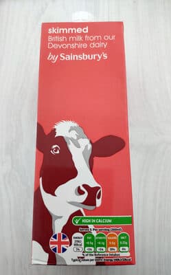 Skimmed British Milk
