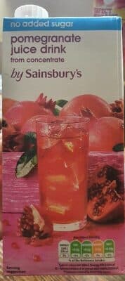 Pomegranate juice drink
