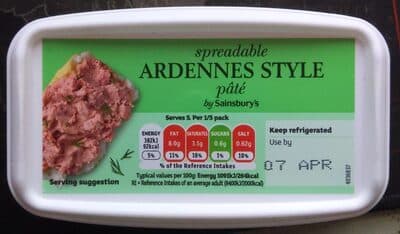 Spreadable Ardennes Style Pt