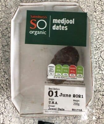 Sainsburys Organic Medjool Dates