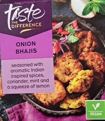 Onion bhajis