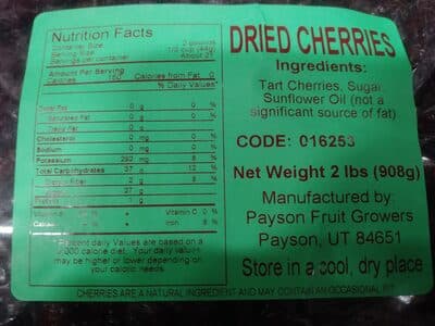 Dried Cherries