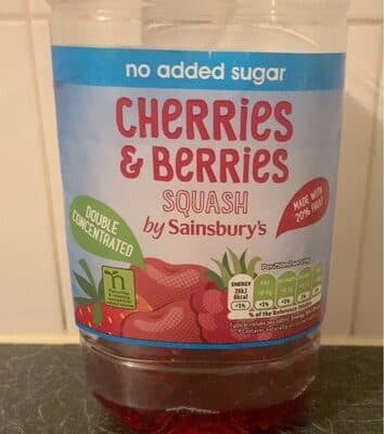 Cherries & berries squash