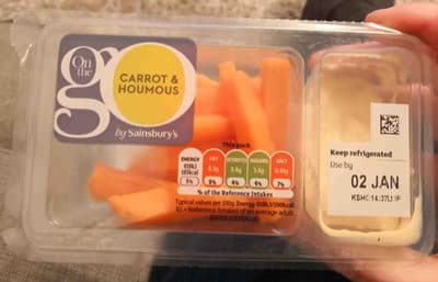Carrot & houmous