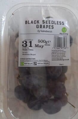 Black Seedless Grapes